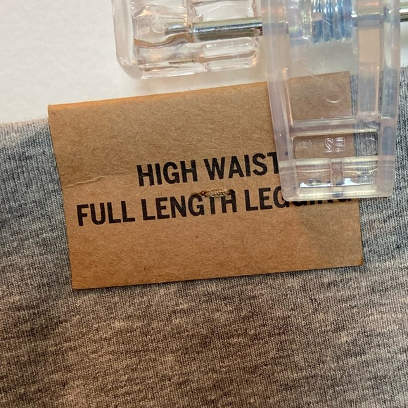 ❤️VS-PINK - Grey High-Waist Cotton Leggings - Picture 8 of 10